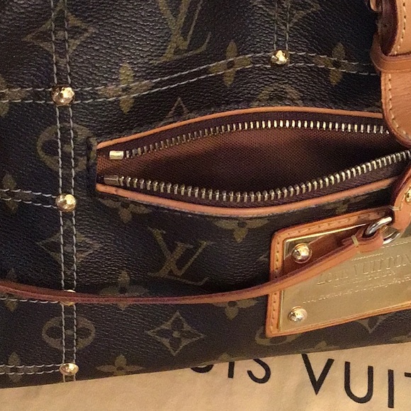 Louis Vuitton Monogram Riveting Handbag - Picture 16 of 16